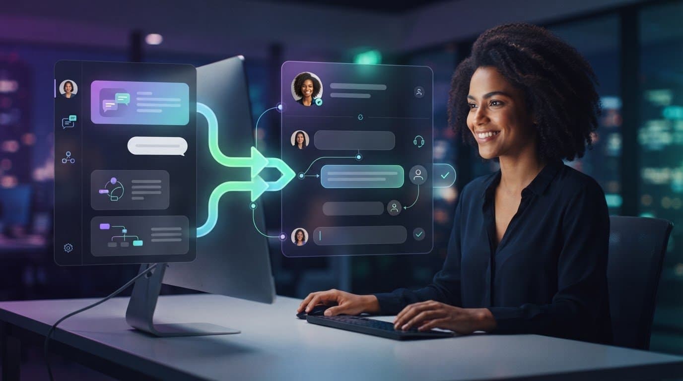 Como encaminhar atendimento para equipe humana sem perder o contexto